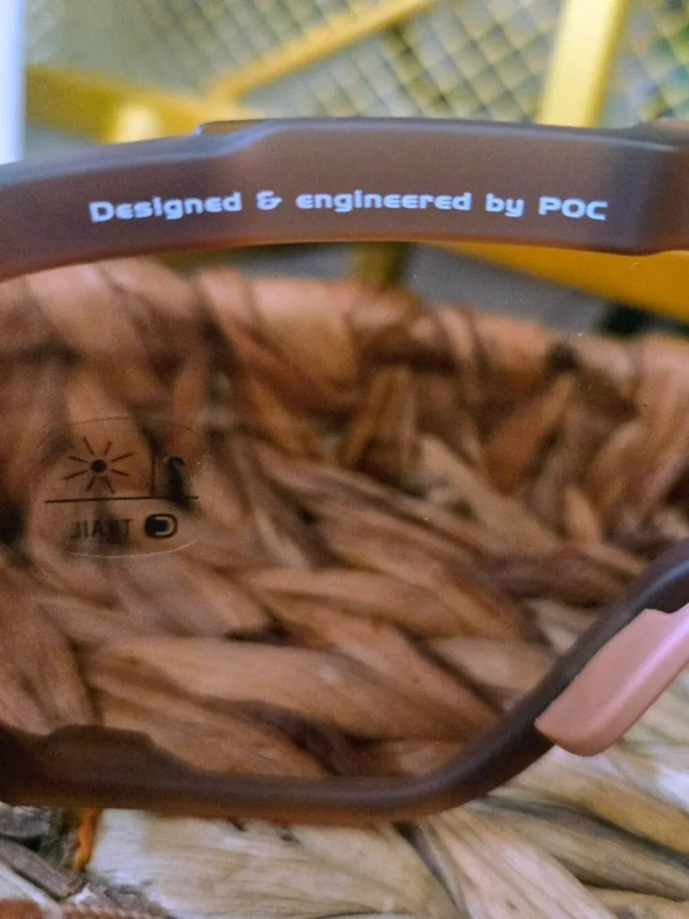 NEW POC Devour Sunglasses Brown Frame + Extra Clear Lens & Box